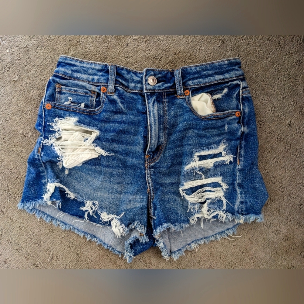 American Eagle Stretch Jean Shorts